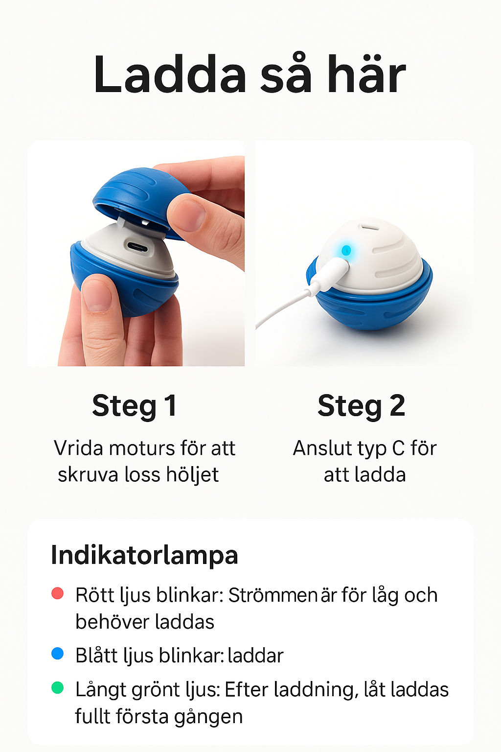 Studsande leksaksboll - Evig lek, lyckligt husdjur