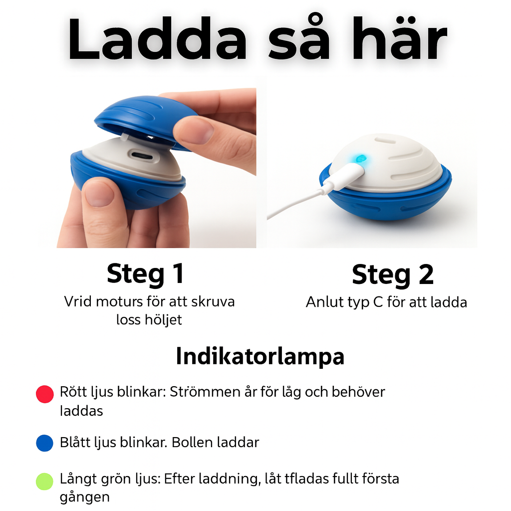 Studsande leksaksboll - Evig lek, lyckligt husdjur