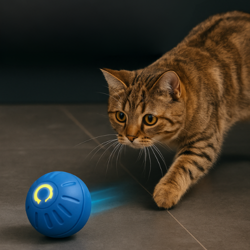 Studsande leksaksboll - Evig lek, lyckligt husdjur